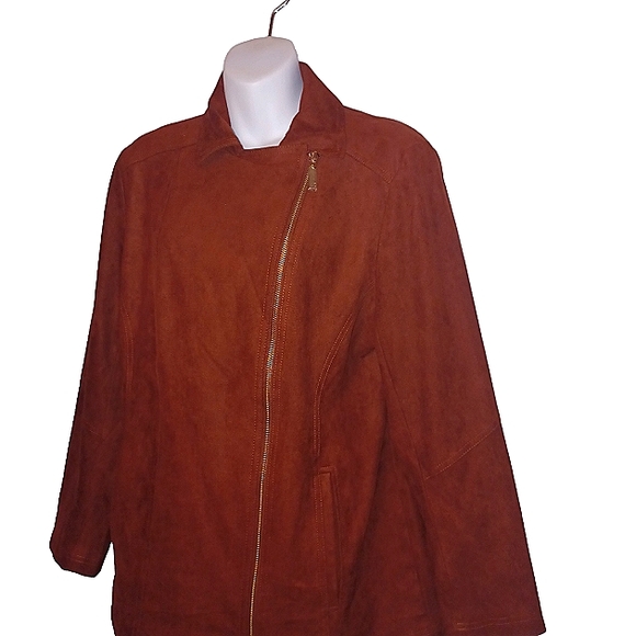 Chico's Women sude Jacket NWT - Picture 6 of 8